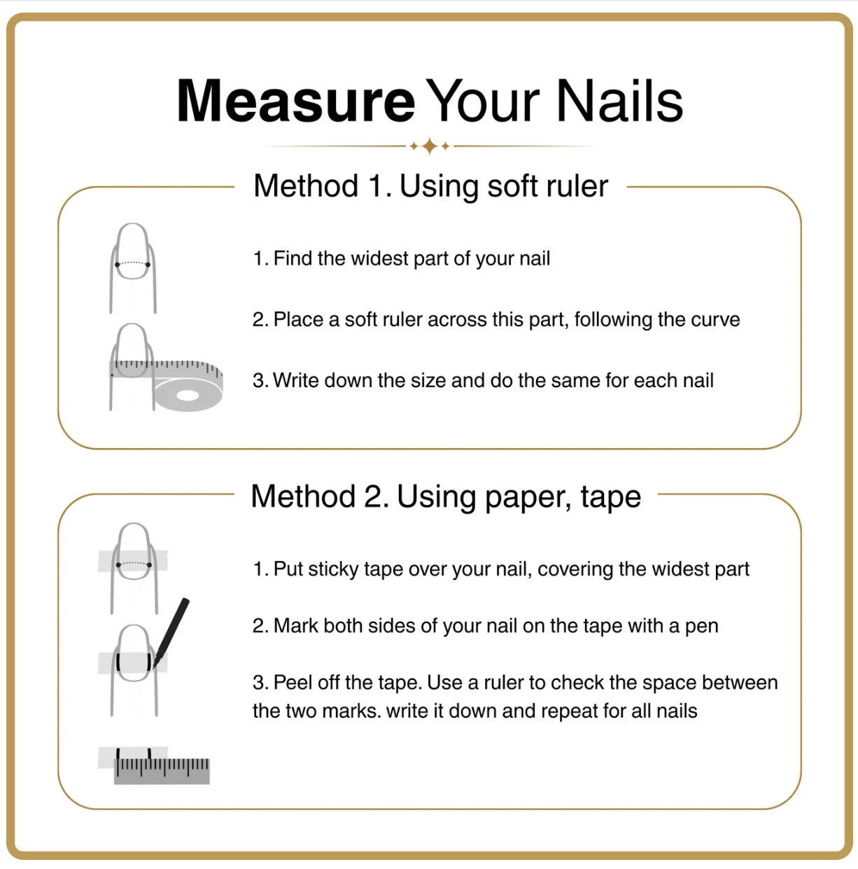 Grey Moon Press On Nails