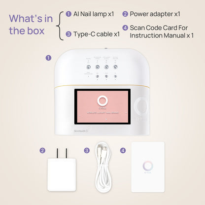 ONail AI Powered Nail Lamp and Accessories